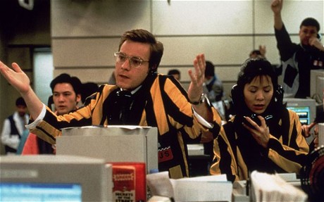  Nick Leeson (Ewan McGregor) fotograma. 