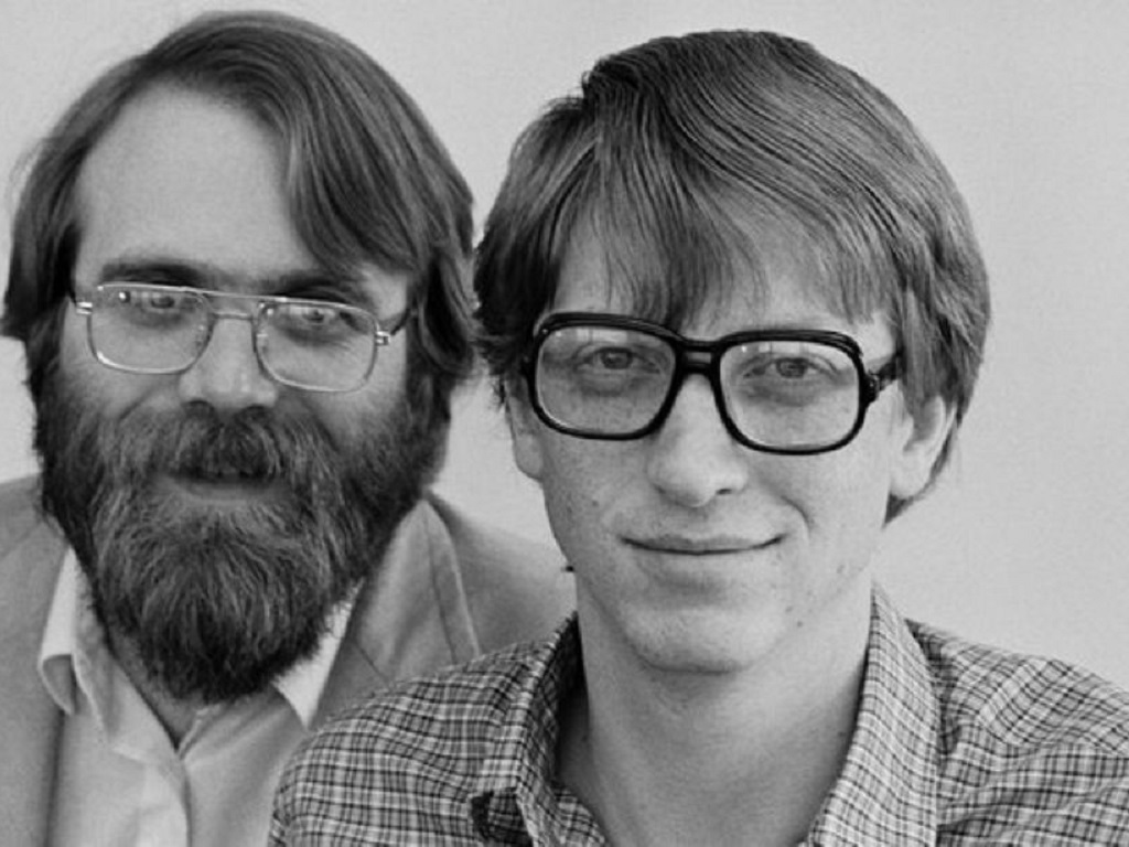 Bill Gates y Paul Allen co-fundadores de Microsoft
